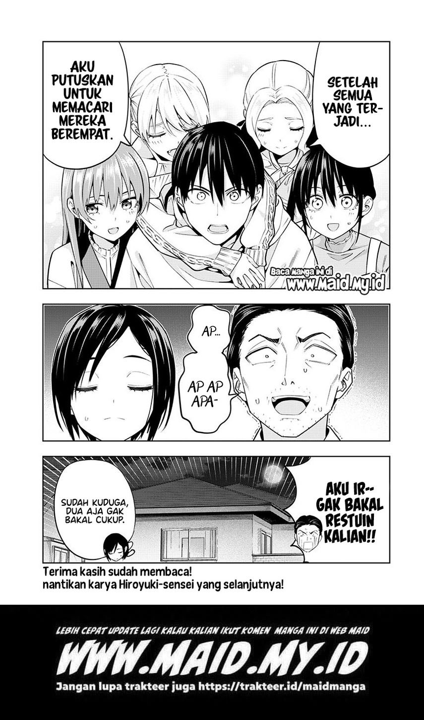 Kanojo mo Kanojo Chapter 144 End Gambar 19